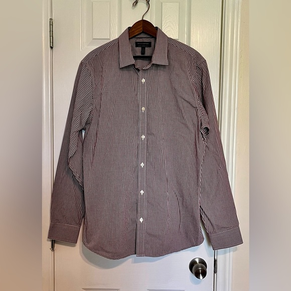 Banana Republic Other - Banana Republic Red & White Non Iron Tailored Slim Fit Shirt 16•16 1/2 34•35”‎